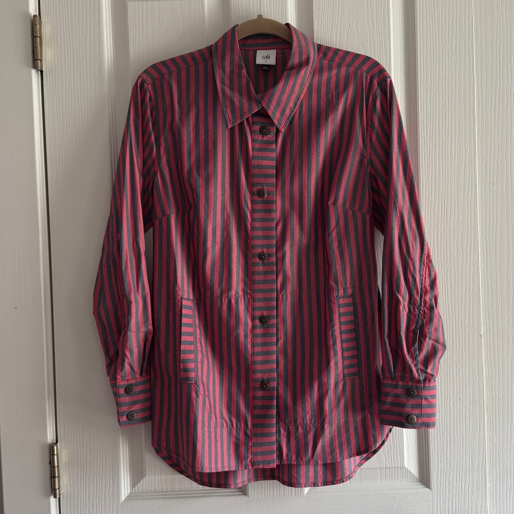 cabi Regatta Shacket NWOT - Picture 3 of 10